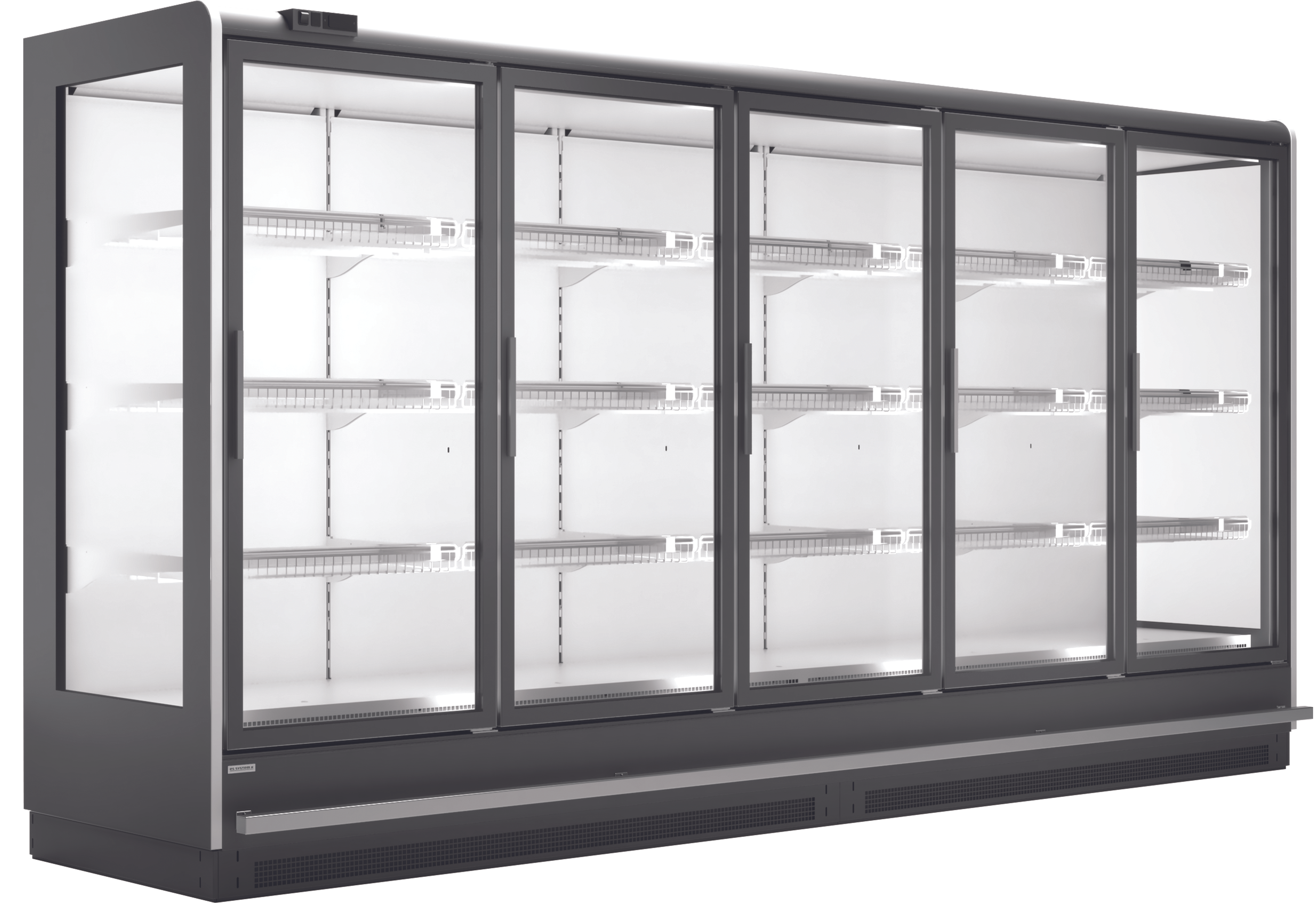 Chladicí vitrína přístěnná, kř.dveře, bez agregátu Indus SCI 04 5D