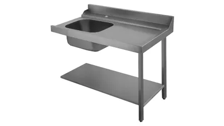 Mesa lateral izquierda con arandela, PAL120