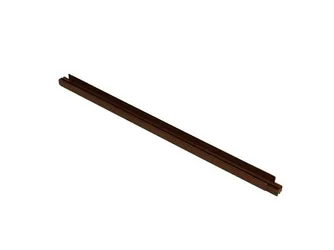 Almohadilla y perfil horizontal