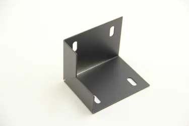 Rohové připojení panelu černé