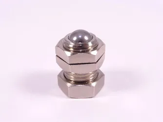 Nickel-Plated Door Lock Ø13x24 mm