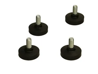 Juego de pies de goma