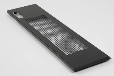 Machinery front panel for 1250 mm module Black