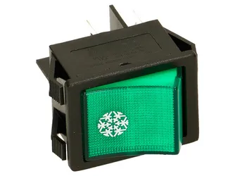 Interruptor bipolar ON/OFF Luz verde