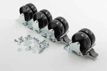 Set Of Castors 75 mm 2 W.Brake