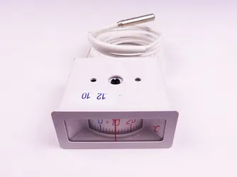 White analog thermometer