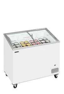 IC201SCEB - Sliding Curved Glass Lid Chest Freezer - 48838