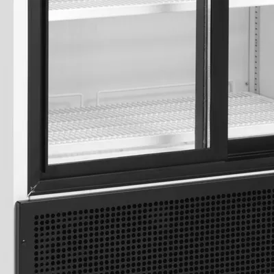 FSC891S - 2-door display cooler with canopy - 48870