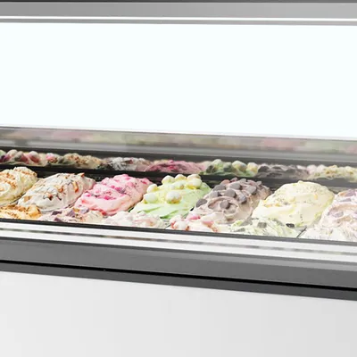 MILLENNIUM ST18 - Ventilated Scoop Ice Cream Display - 20336