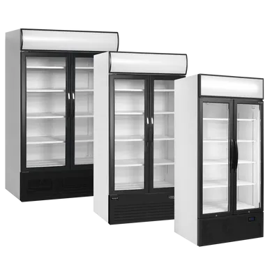FSC1200H - 2-door display cooler with canopy - 15959