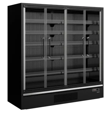 Galaxy+ GP20FGD Black - Supermarket Multideck Cooler - 43816
