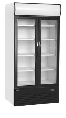 FSC1000H - 2-door display cooler with canopy - 15955