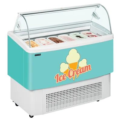 FIJI 6 - Ventilated Scoop Ice Cream Display - 20362
