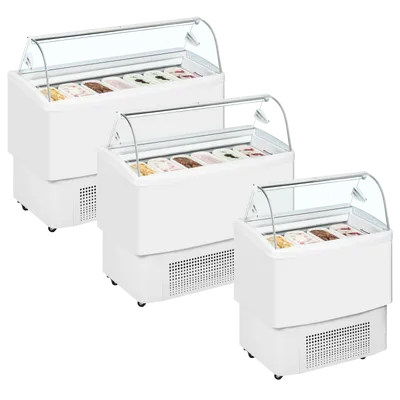 FIJI 4 - Ventilated Scoop Ice Cream Display - 20361