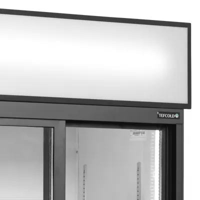 FSC891S - 2-door display cooler with canopy - 48870