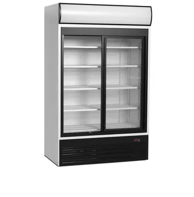 FSC1200S - 2-door display cooler with canopy - 15961