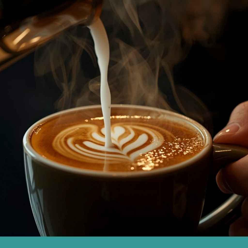 Café environment - image of coffee in the making