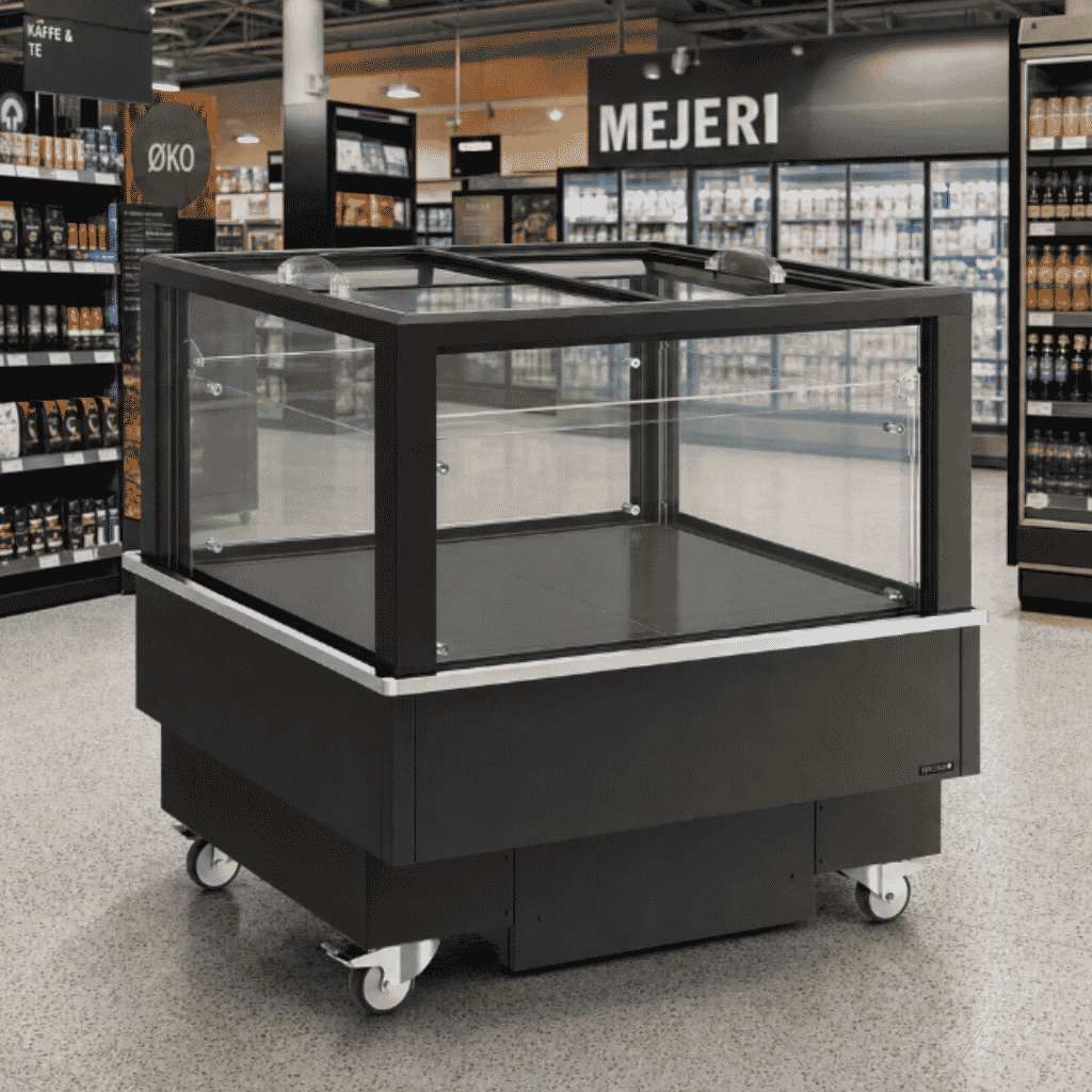 Réfrigérateur/congélateur EIB à commutation pour le commerce de détail