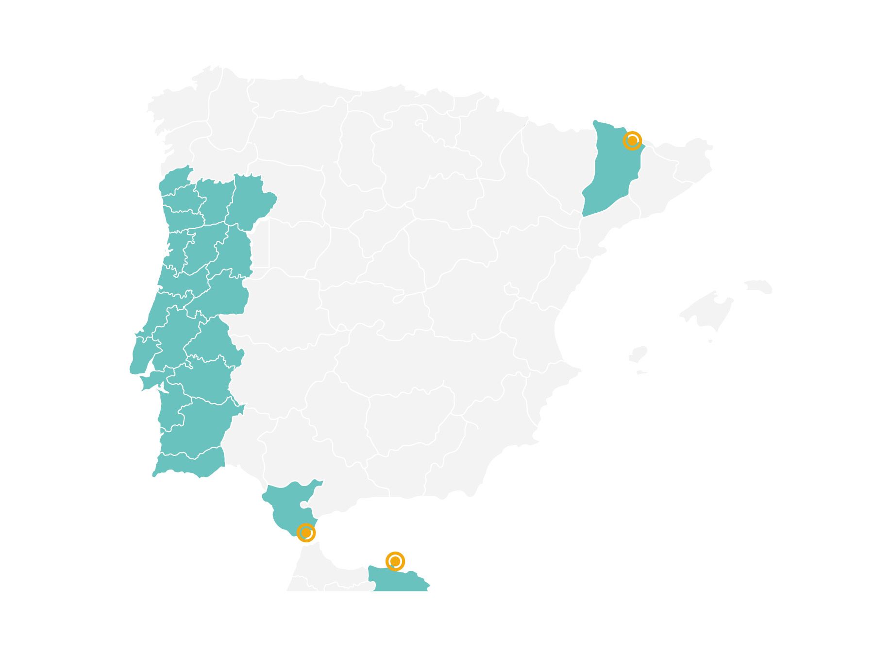 Entrega - Melilla, Andorra, Gibraltar y Portugal