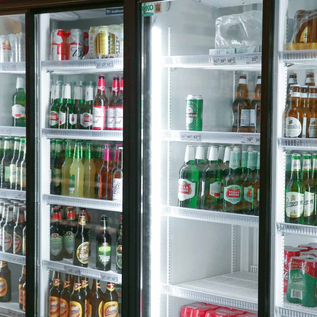 beverage display fridges