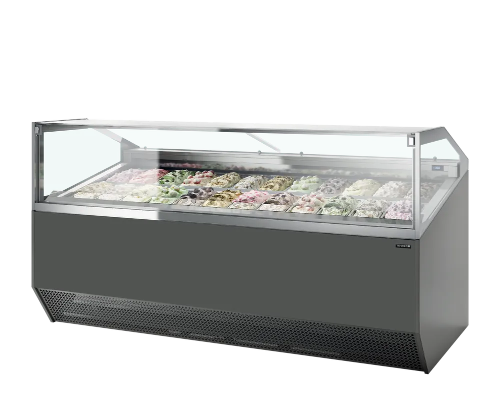 ラテページ SUPER CAPRI 18 - Ventilated Scoop Ice Cream Display - 66884