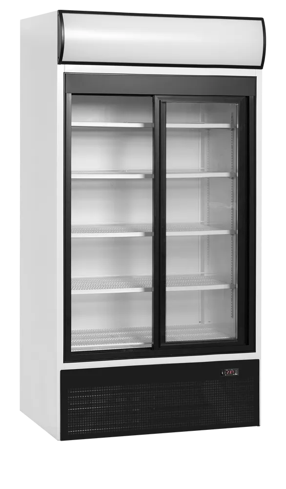 FSC1000S - 2-door display cooler with canopy - 15957