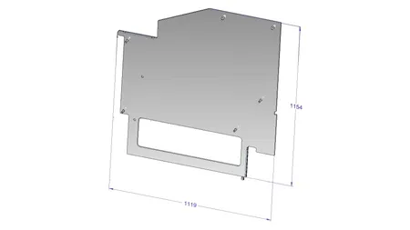 Divider Fixed Plexiglass