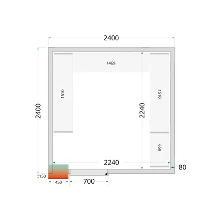 CRPF2424 Shelf Kit