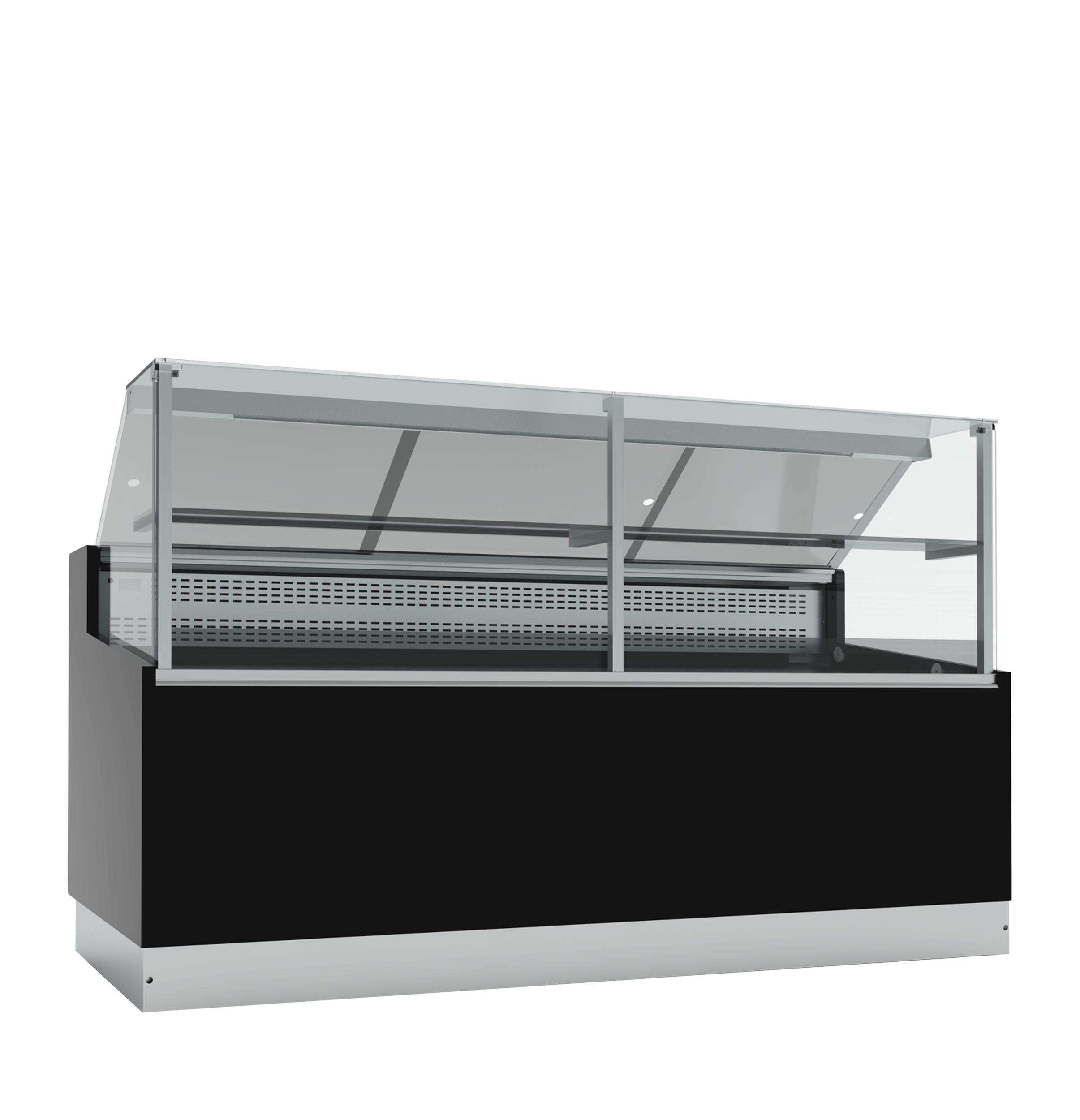 Statische zwarte koeltoonbank - BRABANT 200B