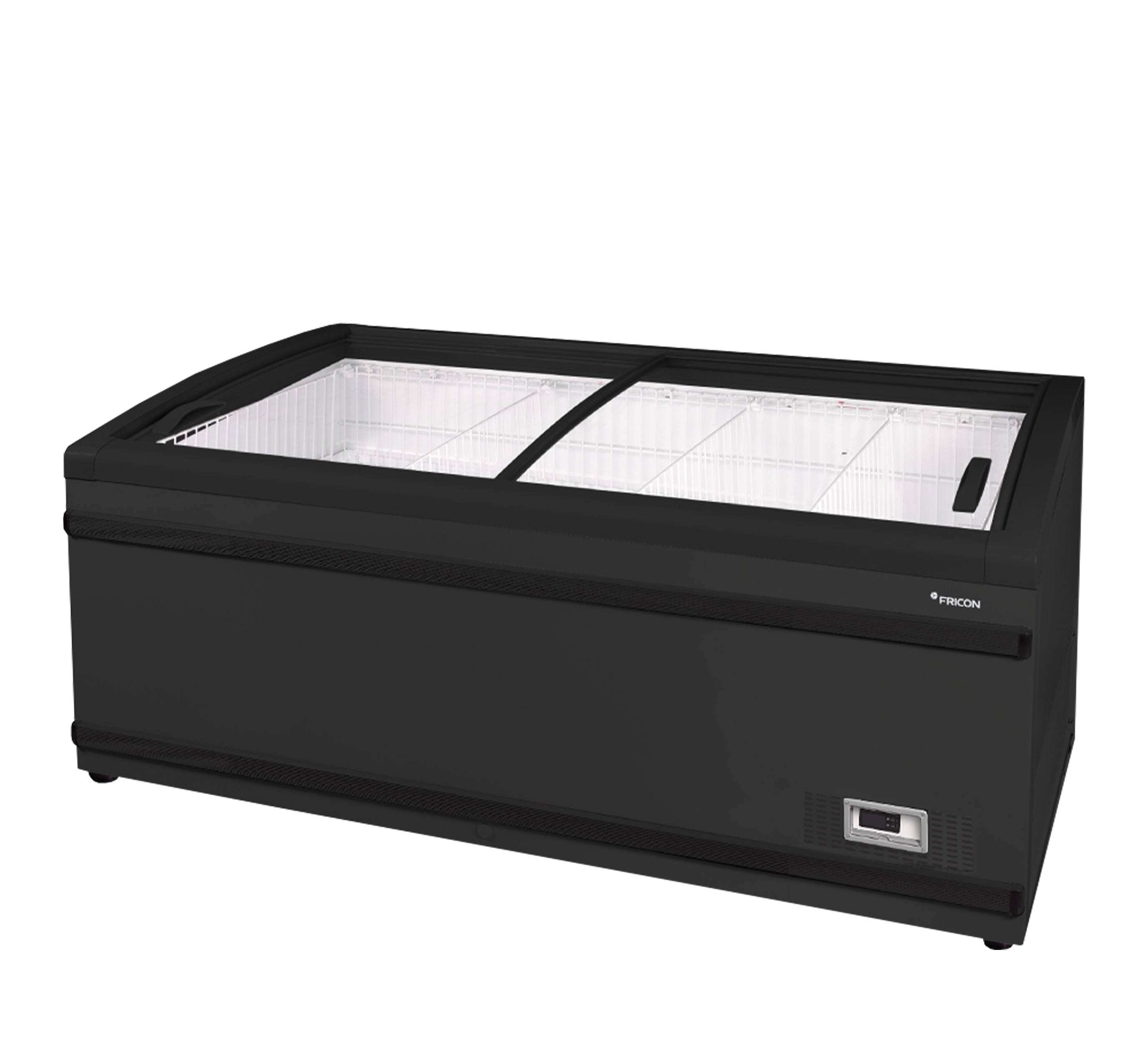 Diepvrieseiland met glazen schuifdeksels - NEWLINZ170B