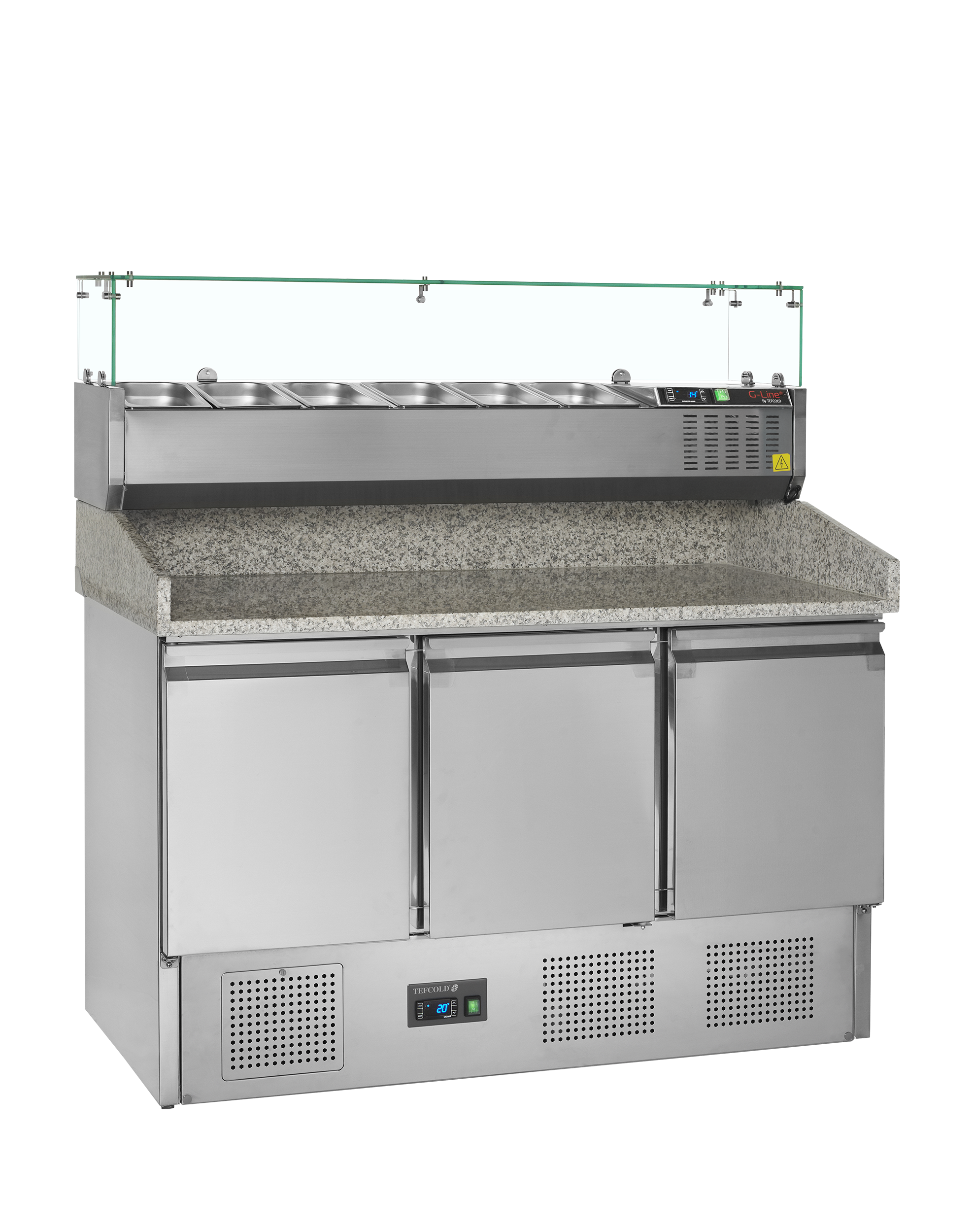 PT1365 + GVC33-140 - Pizzabord inkl. opsats - G92939