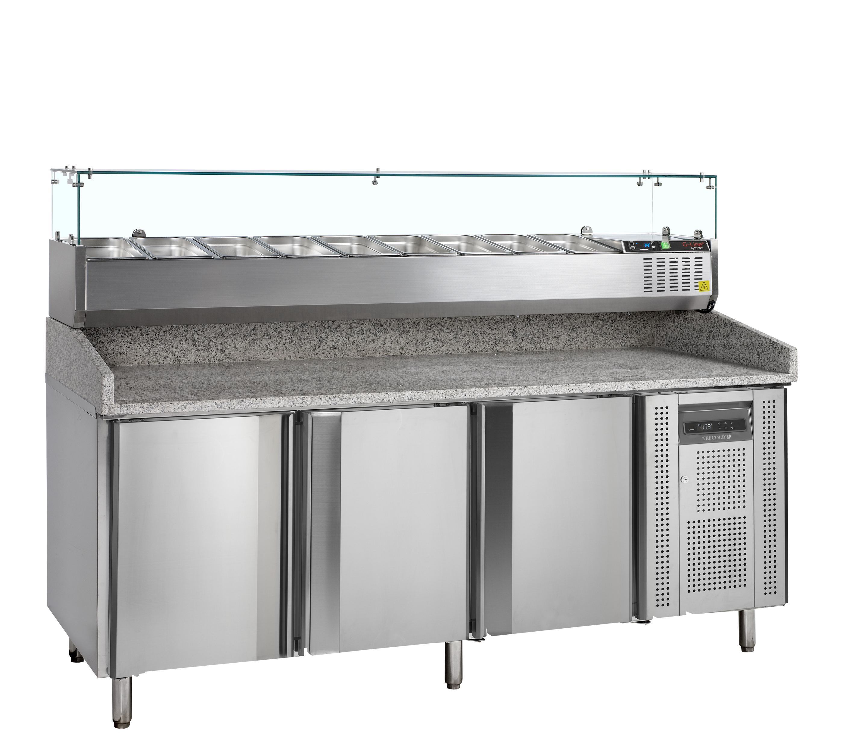 PT1300 + GVC38-200 - Pizzabord inkl. opsats - G92941