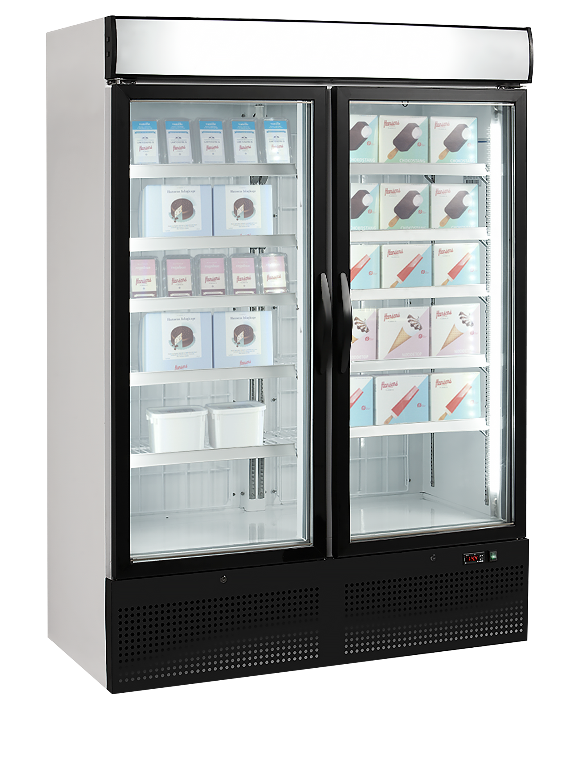 Mrazicí skříň prosklené křídlové dveře TEFCOLD NF 5000 G