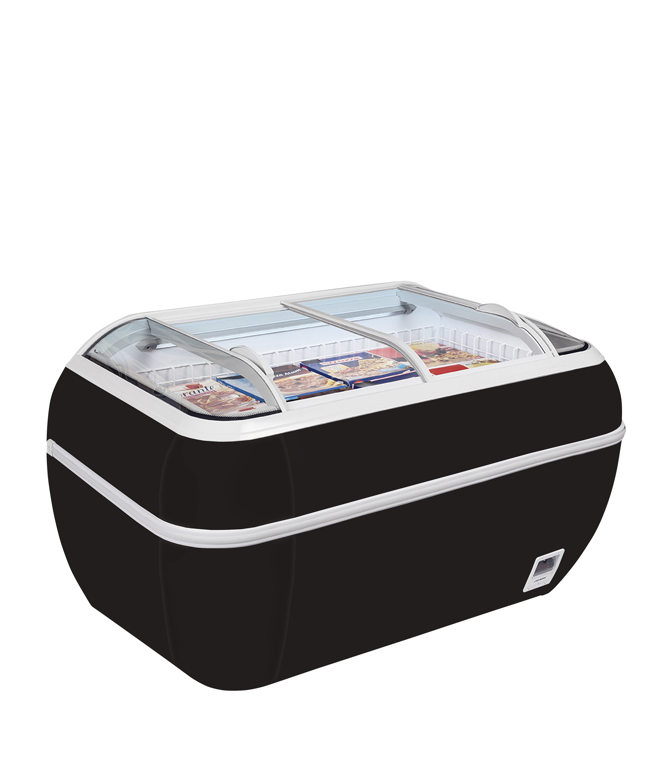 TWIN HEAD B-CF - Supermarkedskøler / -fryser i sort - G92301