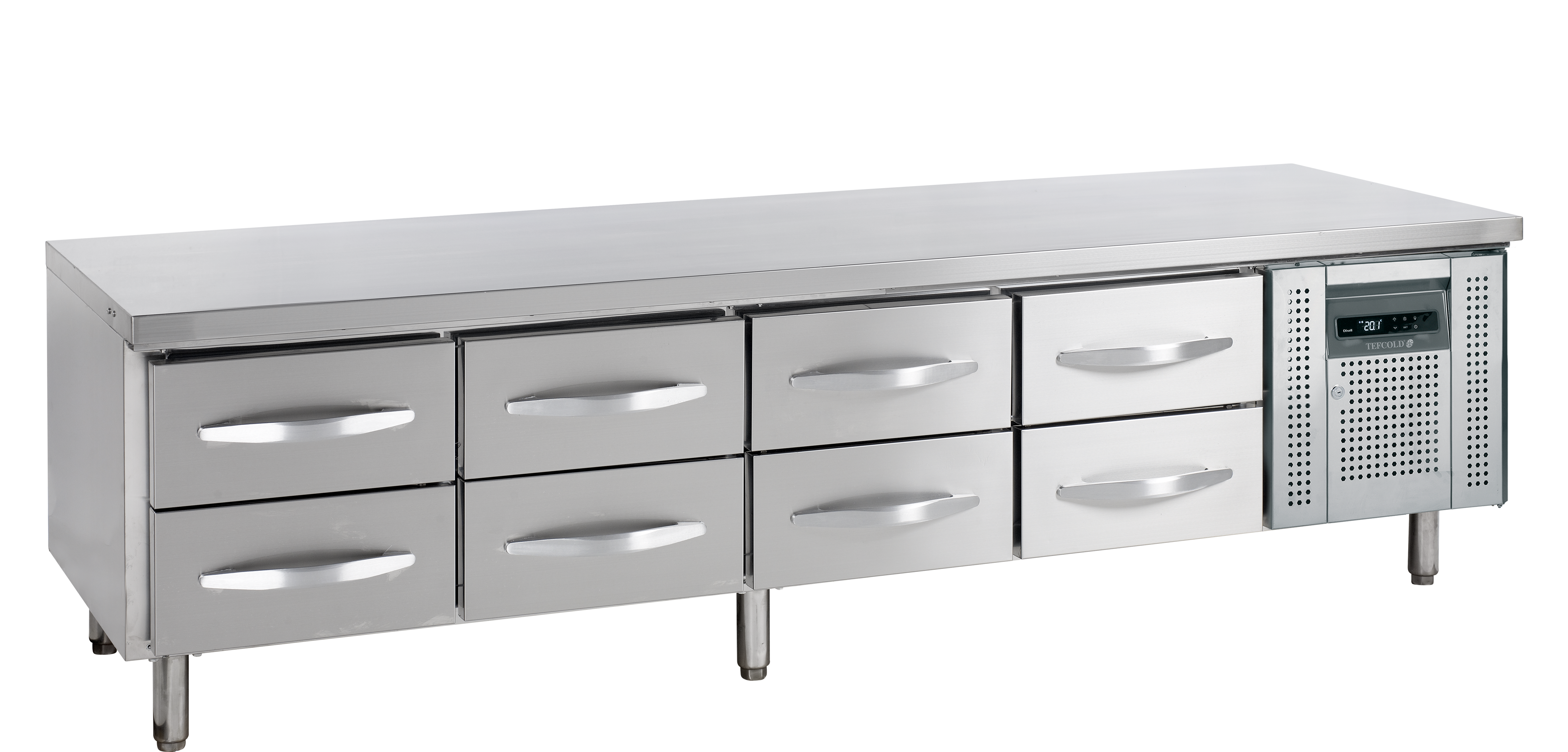 UC5480 - Rustfri Lavt Kølebord GN1/1 - G92280