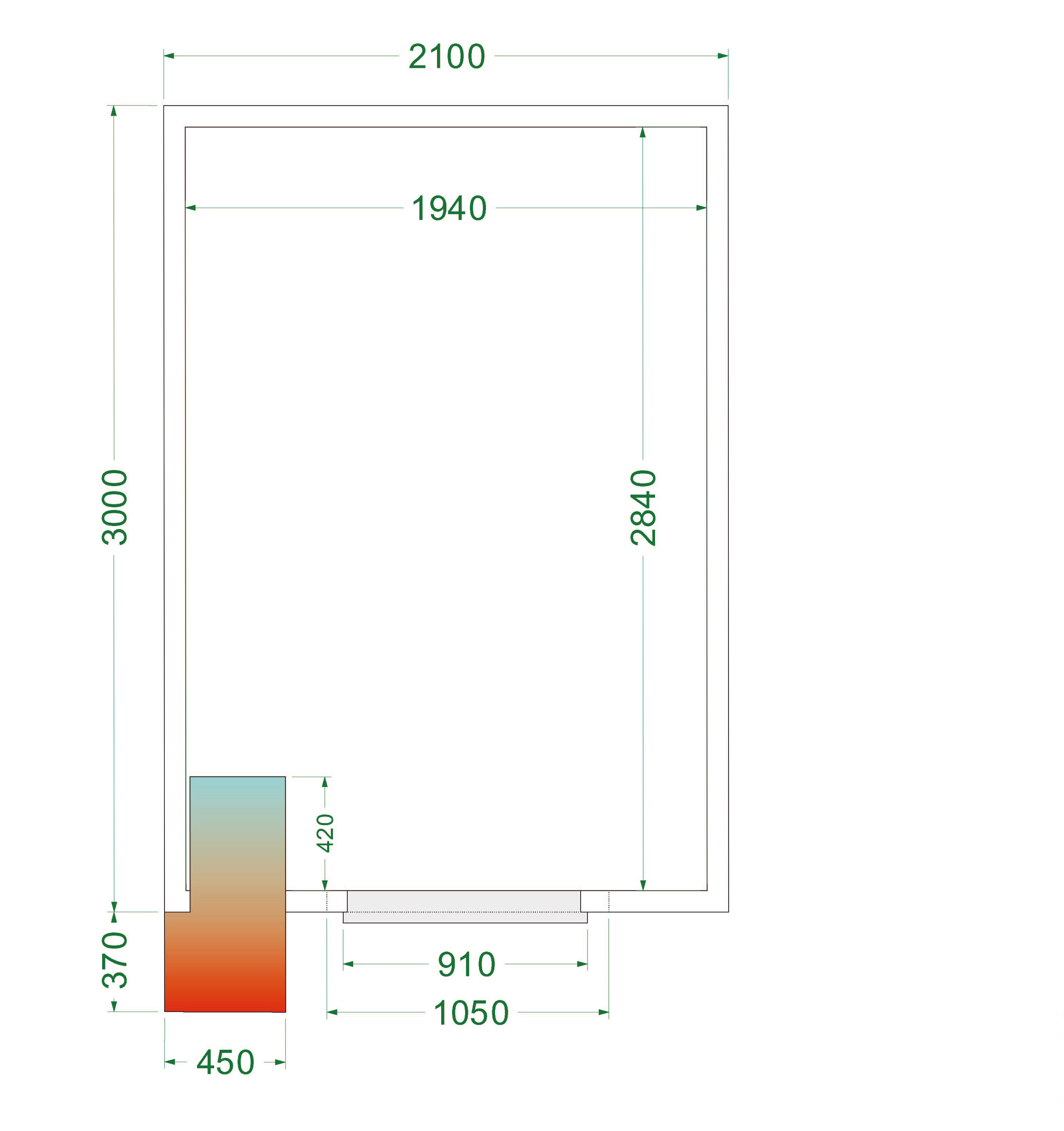 CRPF2130WD - Kølerum - G92830