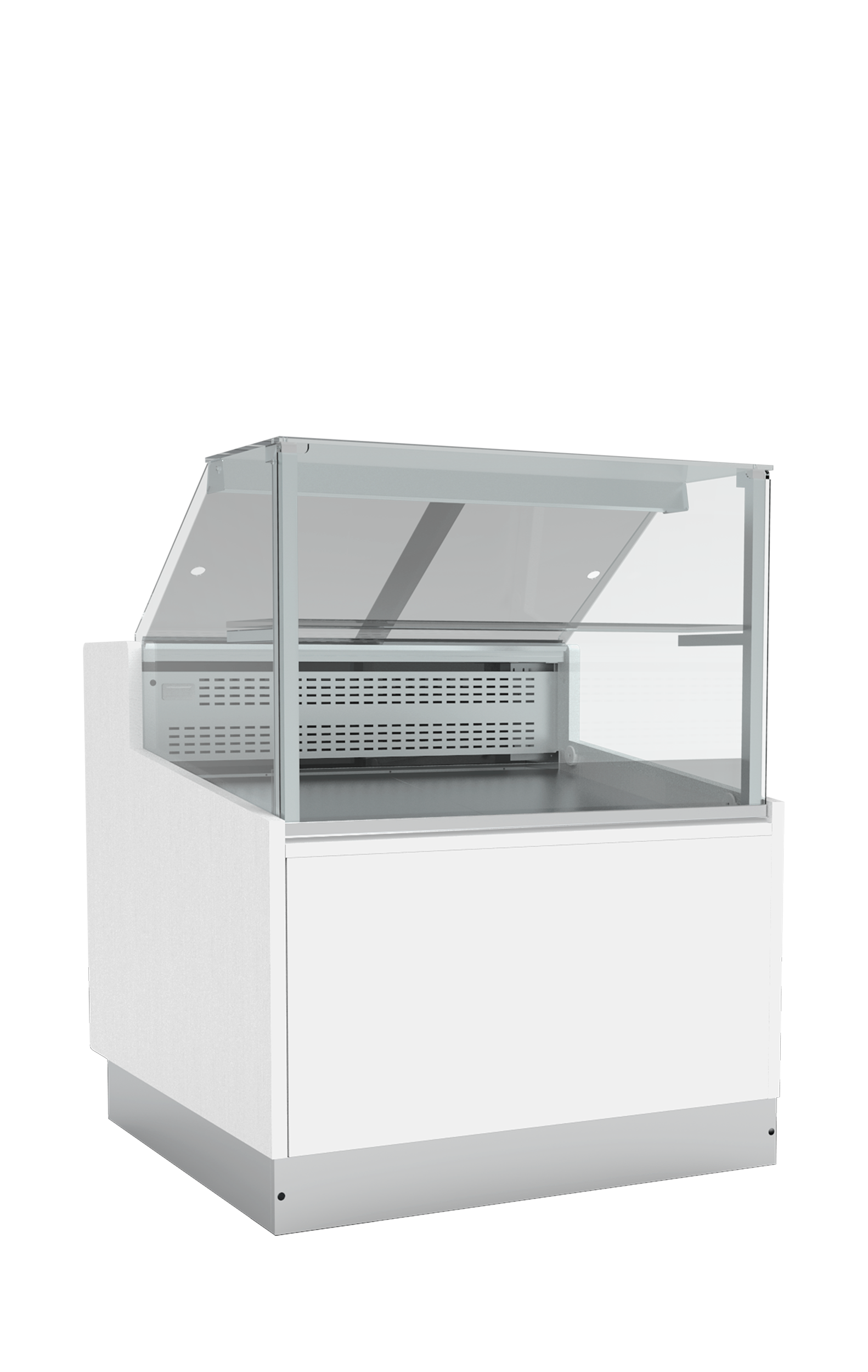 Statische zwarte koeltoonbank - BRABANT 100