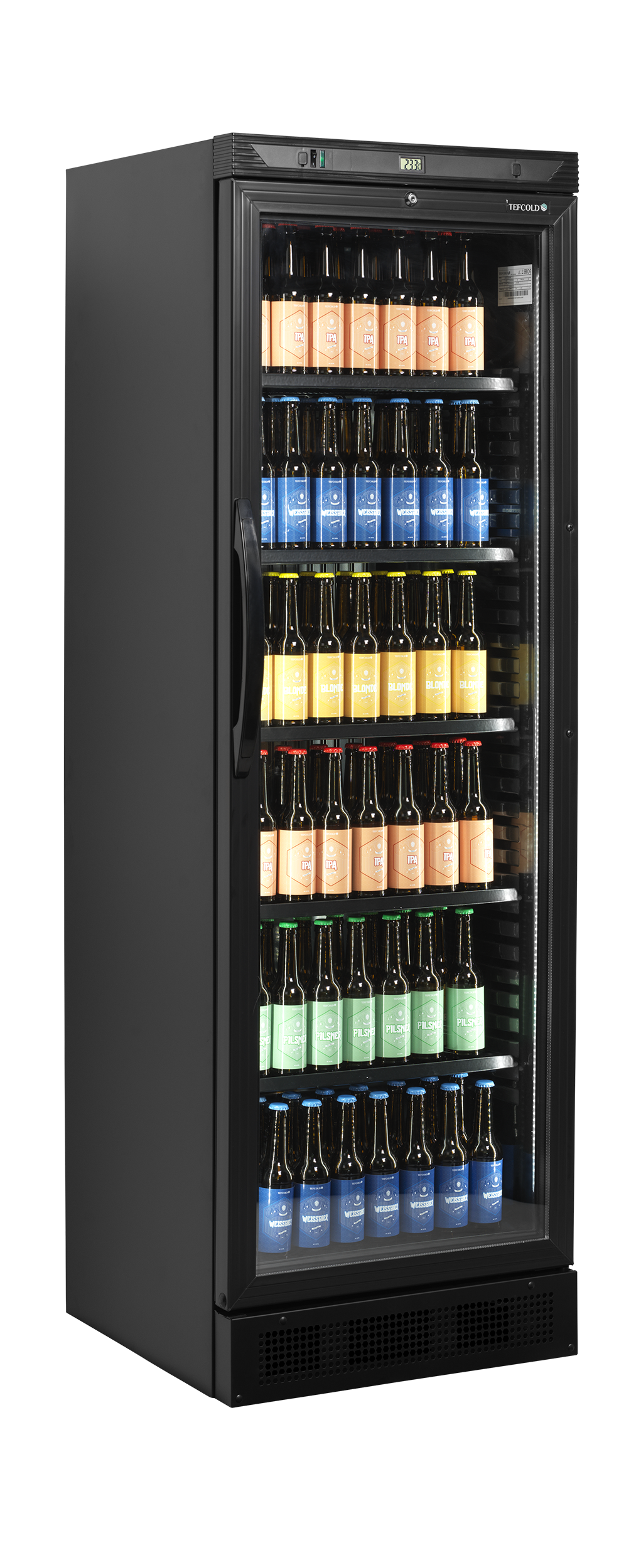 CEV425 BLACK - Sort flaskekøleskab - G92131