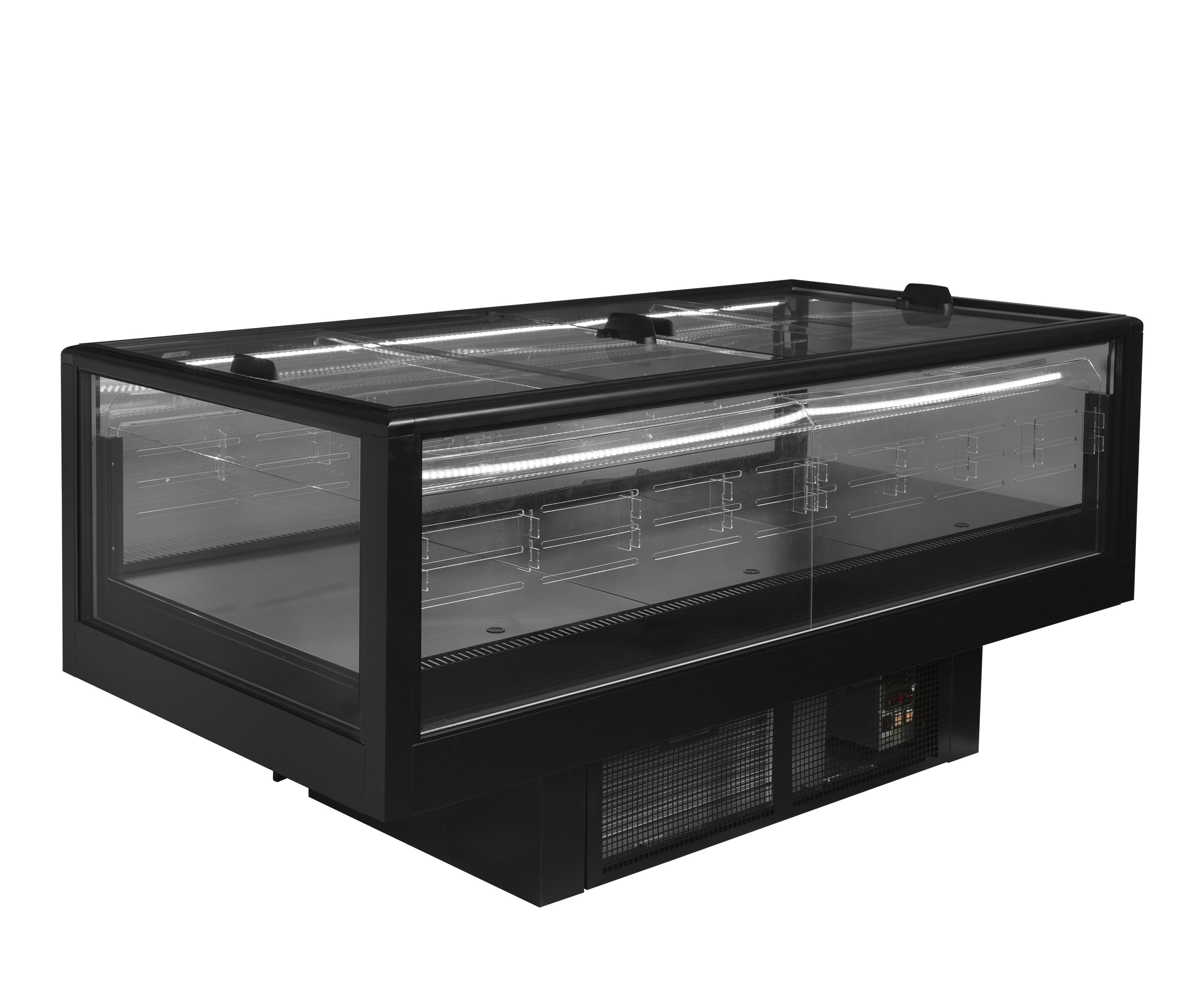 Réfrigérateur/congélateur noir pour achats impulsifs TEFCOLD-EIDA 200B