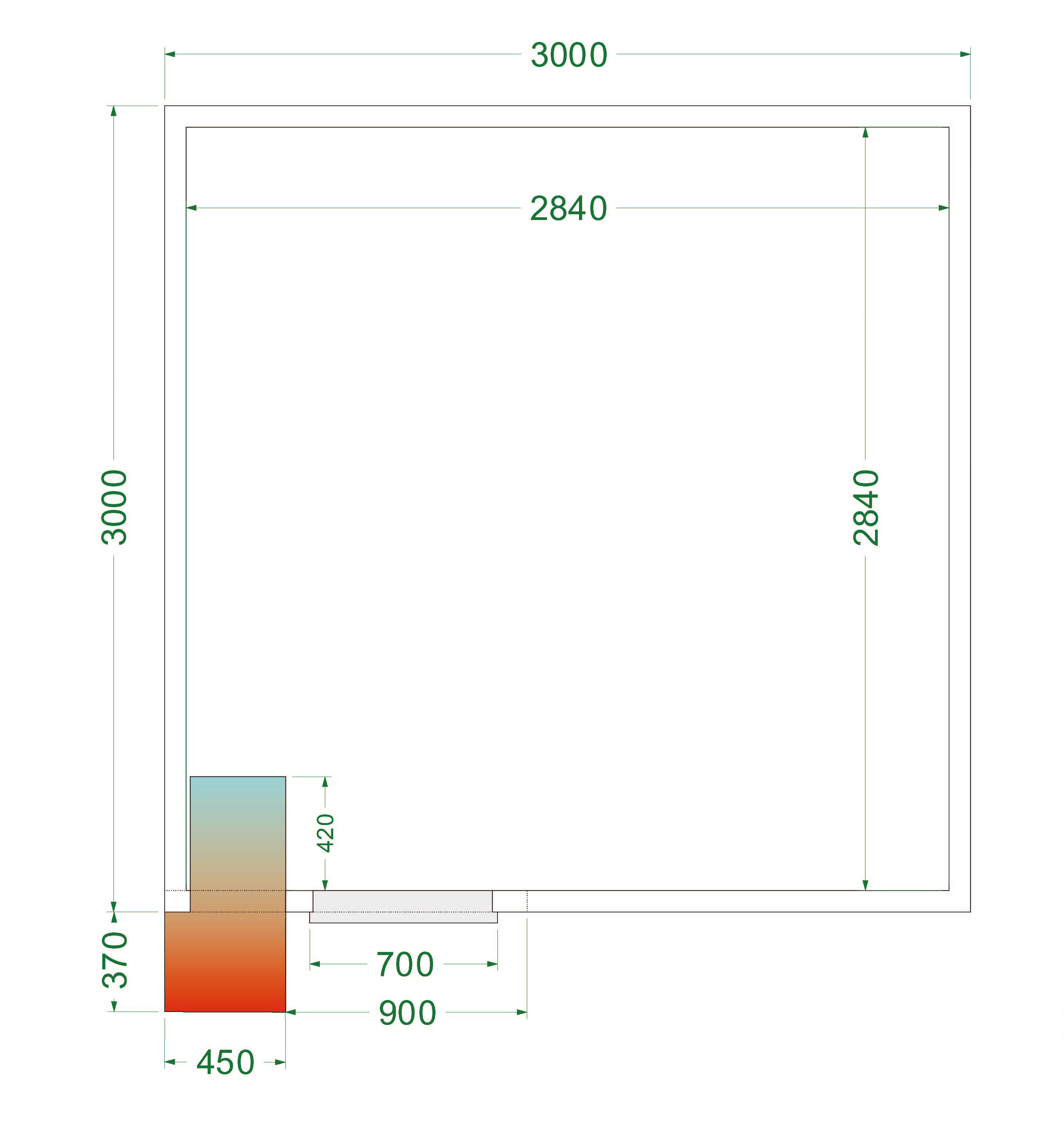 CRPF3030 - Kølerum - G92622
