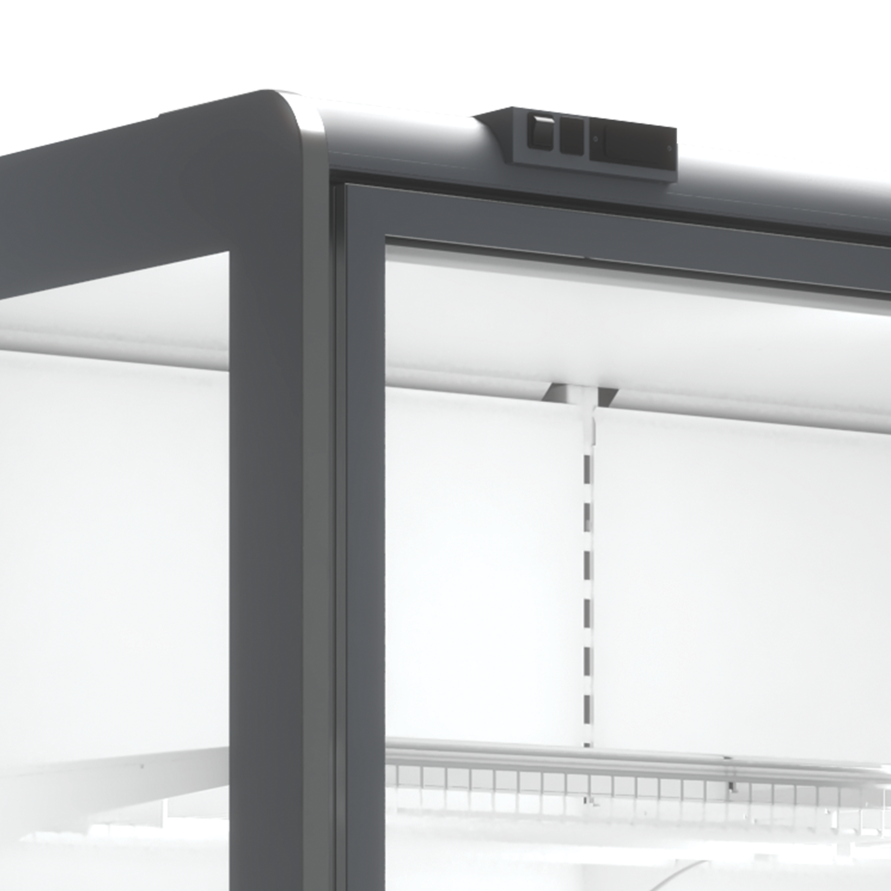 Chladicí vitrína přístěnná, kř.dveře, bez agregátu Indus SCI 04 5D