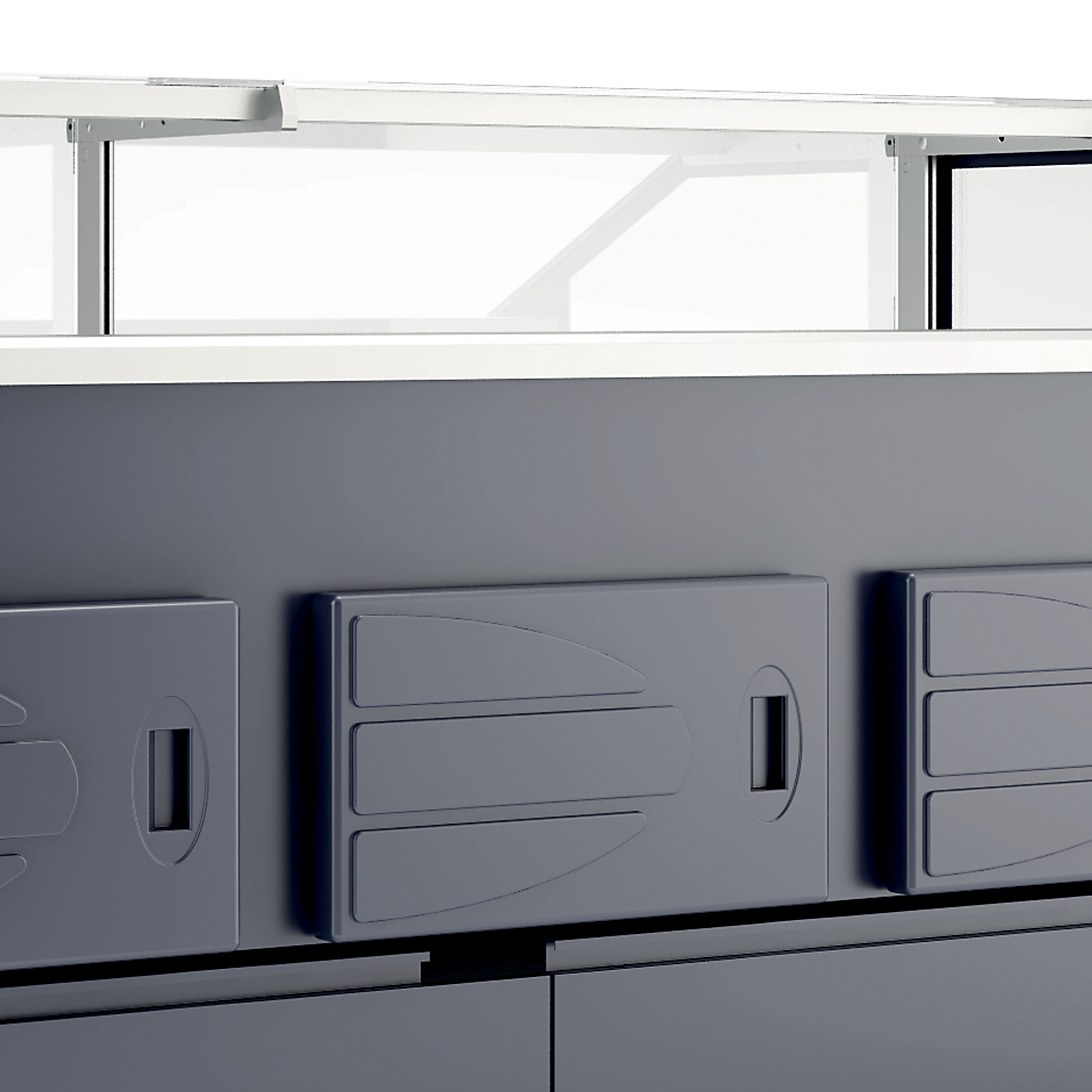 Teplá vitríná obslužná, Musca hot 1,25