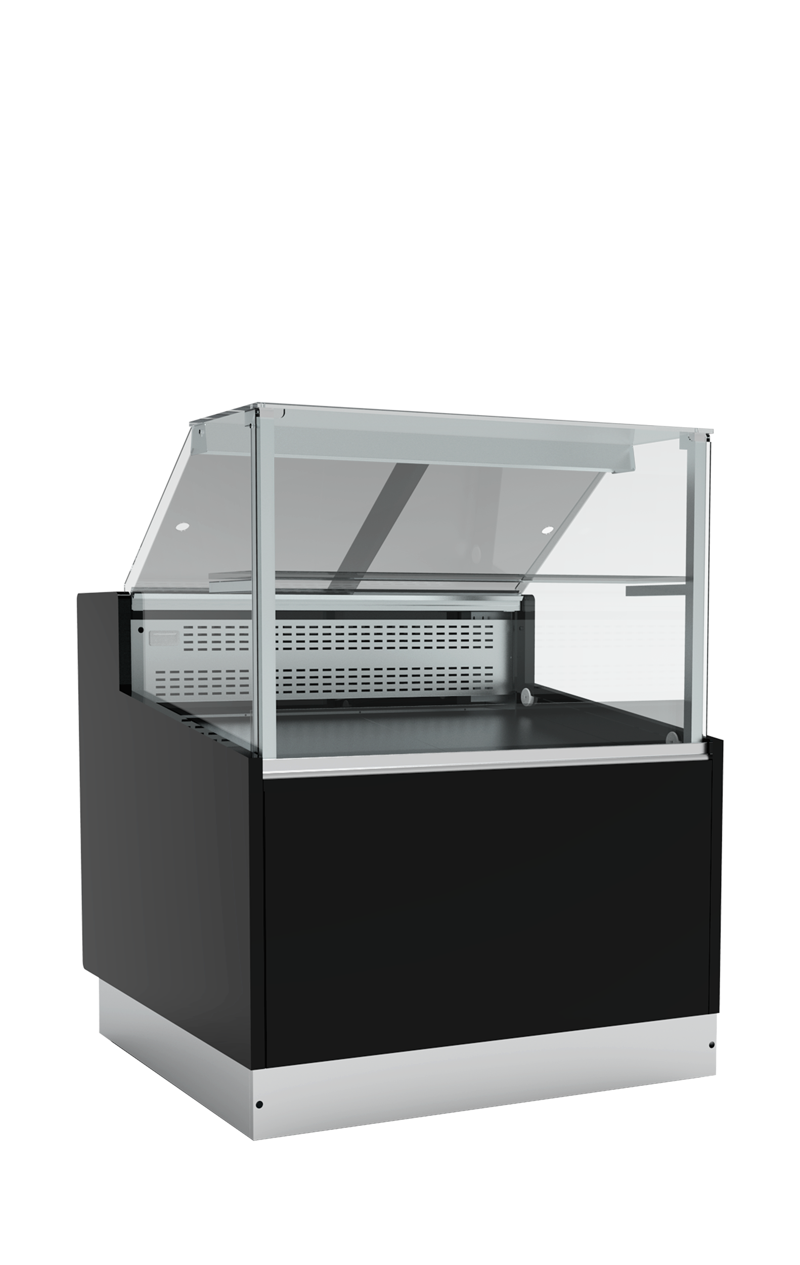 Statische zwarte koeltoonbank - BRABANT 100B